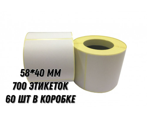 Термоэтикетка 58*40 600 этикеток ЭКО (кор60шт) от 1 коробки - купить в Челябинске в МаркетПак по низкой цене Термоэтикетка 58*40 600 этикеток ЭКО (кор60шт) от 1 коробки - купить в Челябинске в МаркетПак по низкой цене